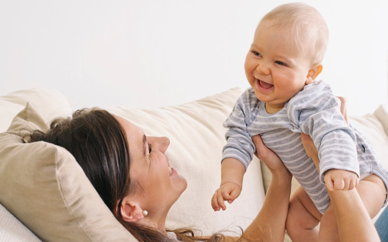 happy mom and baby brought together in ethical adoption